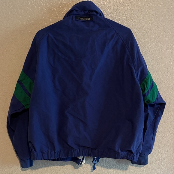 Nautica green and Blue Jacket vintage - Picture 7 of 8